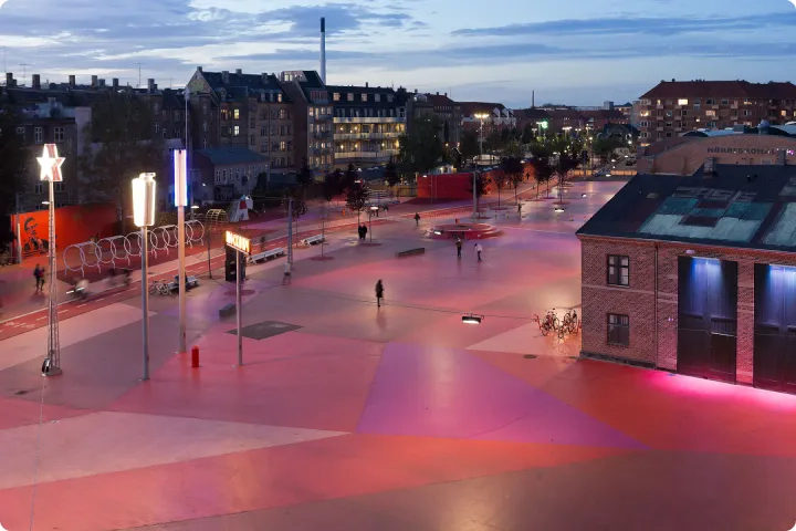 image de la partie rose du parc